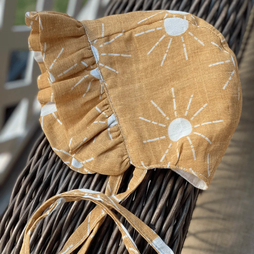 Ruffle Baby Bonnet