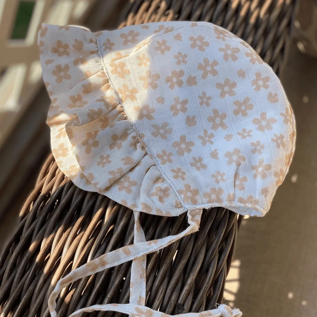 Ruffle Baby Bonnet