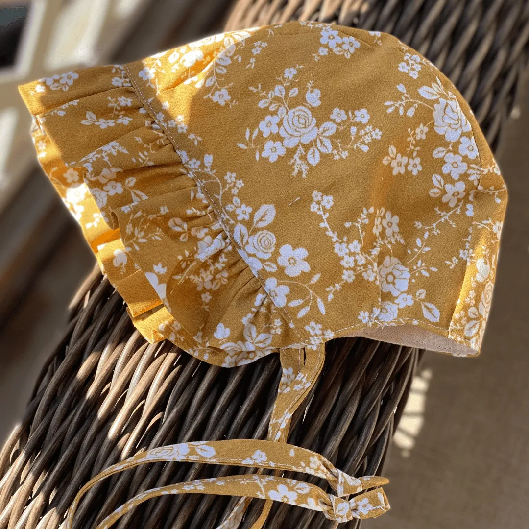 Ruffle Baby Bonnet