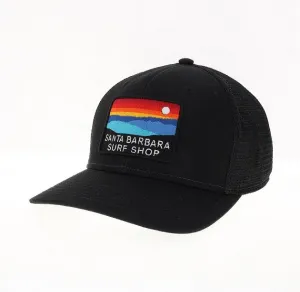Santa Barbara Surf Shop Ocean Sunset Trucker Hat