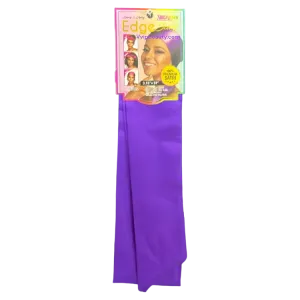 Satin Edge Scarf - Purple: Essential for Styling and Setting Perfect Edges