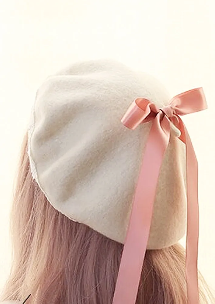 Scalloped Lace Paris Style French Beret