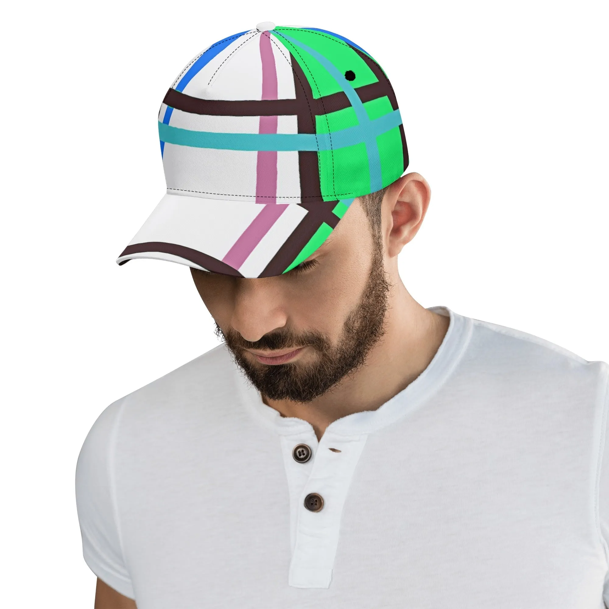'Scalpsie Bay, Bute'Happy Tartan® Baseball Cap