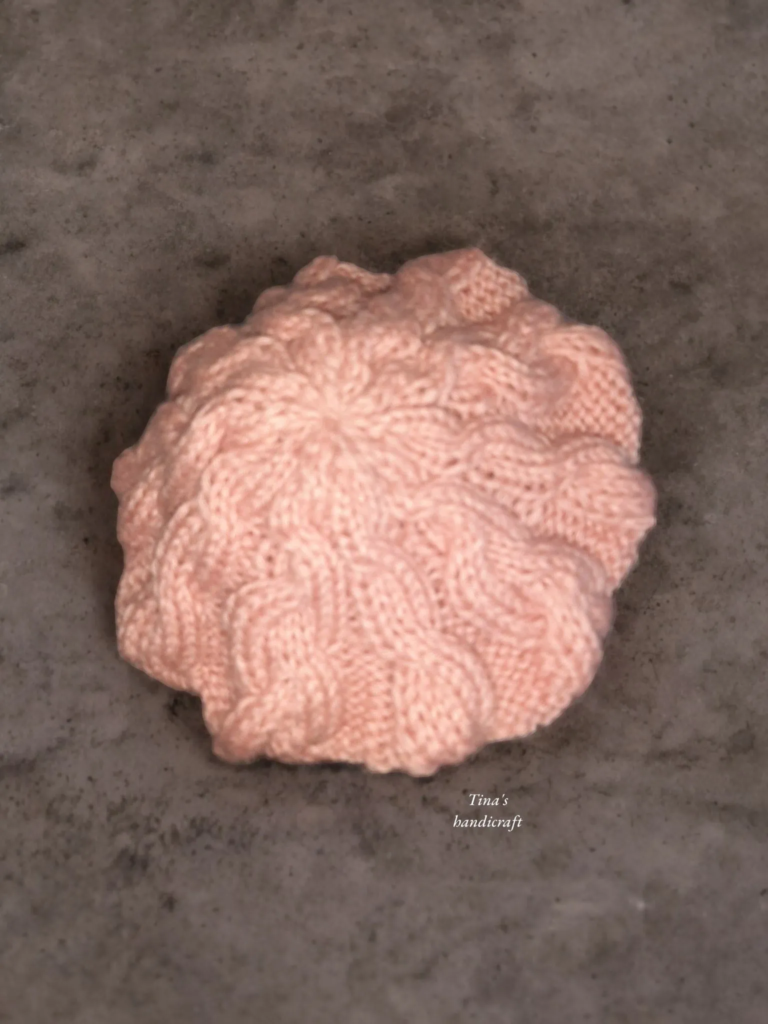 Set of Handmade Bag and Soft Mohair Beret