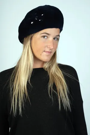 Sheared Mink Beret