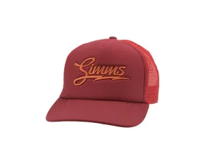 Simms Adventure Trucker Scarlet Cap