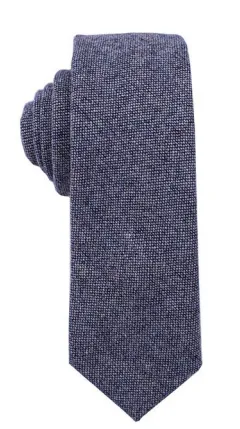 Slate Woven Wool Tie