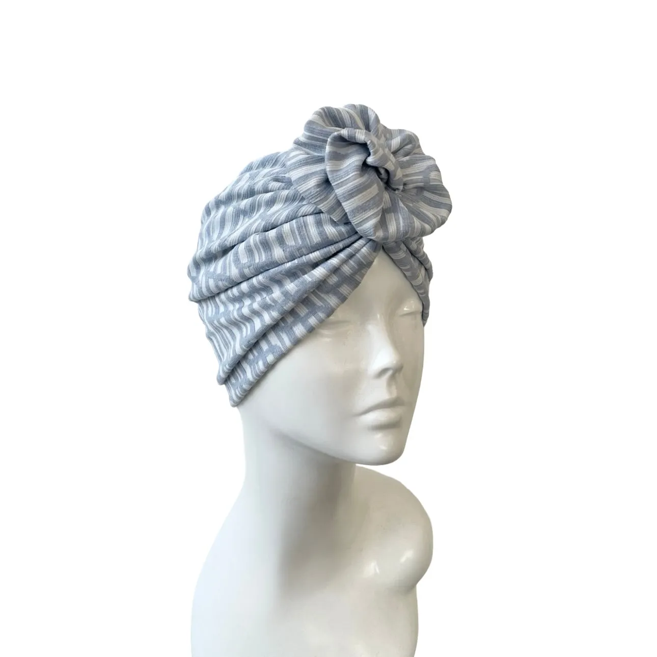Soft Knit Fabric Rosette Turban