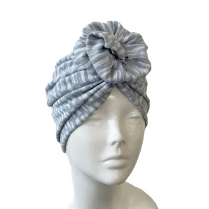 Soft Knit Fabric Rosette Turban