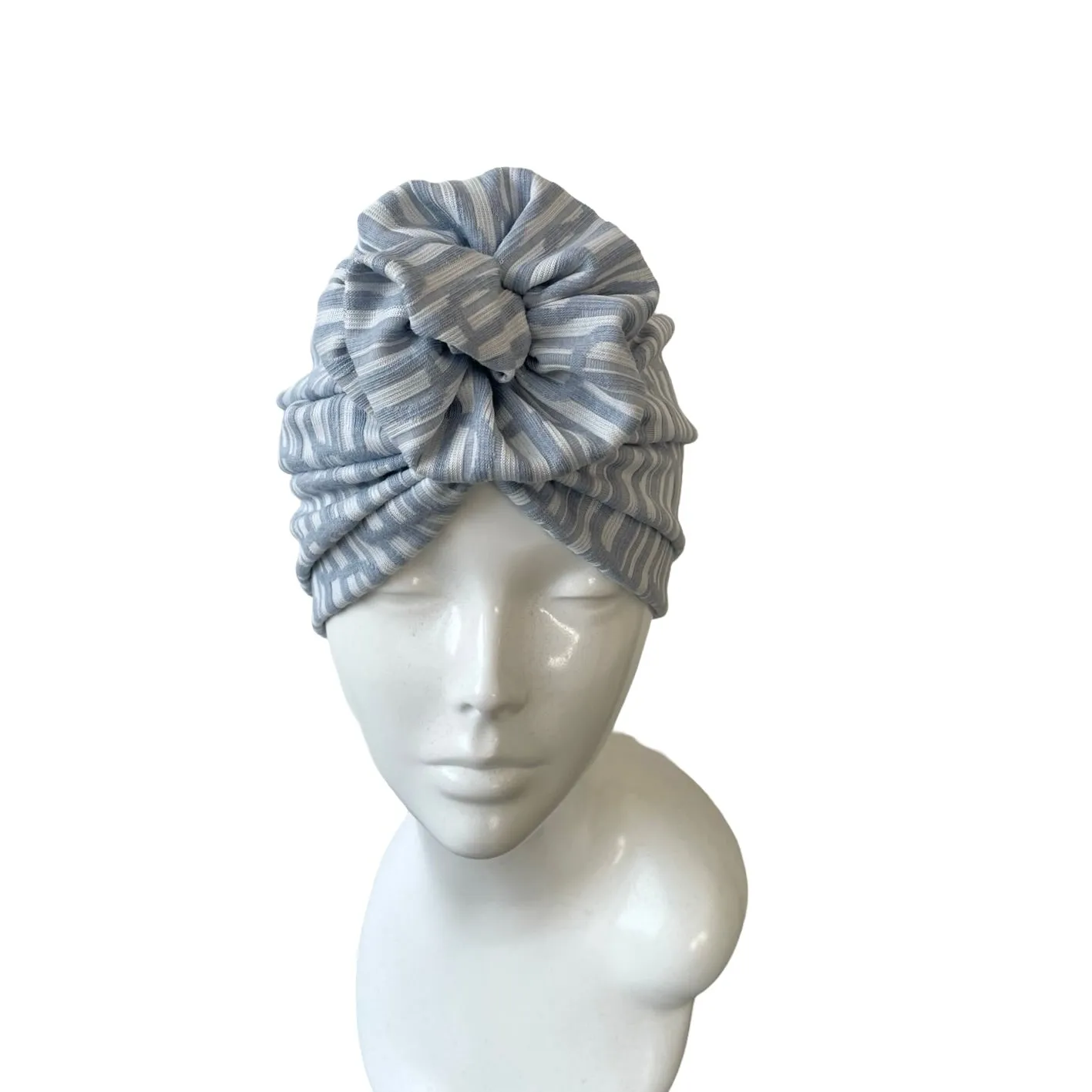 Soft Knit Fabric Rosette Turban