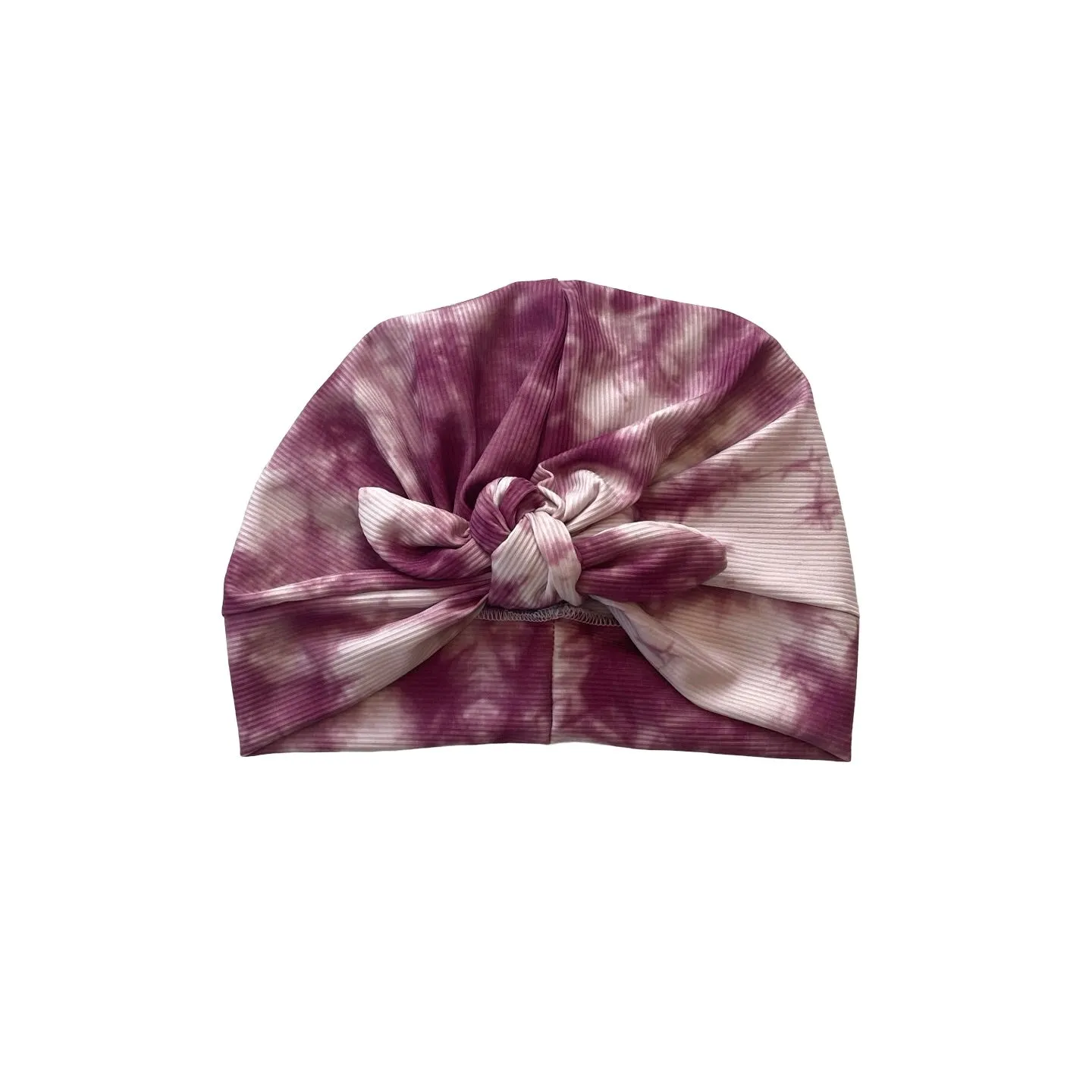 Soft Ribbed Jersey Bow Turban