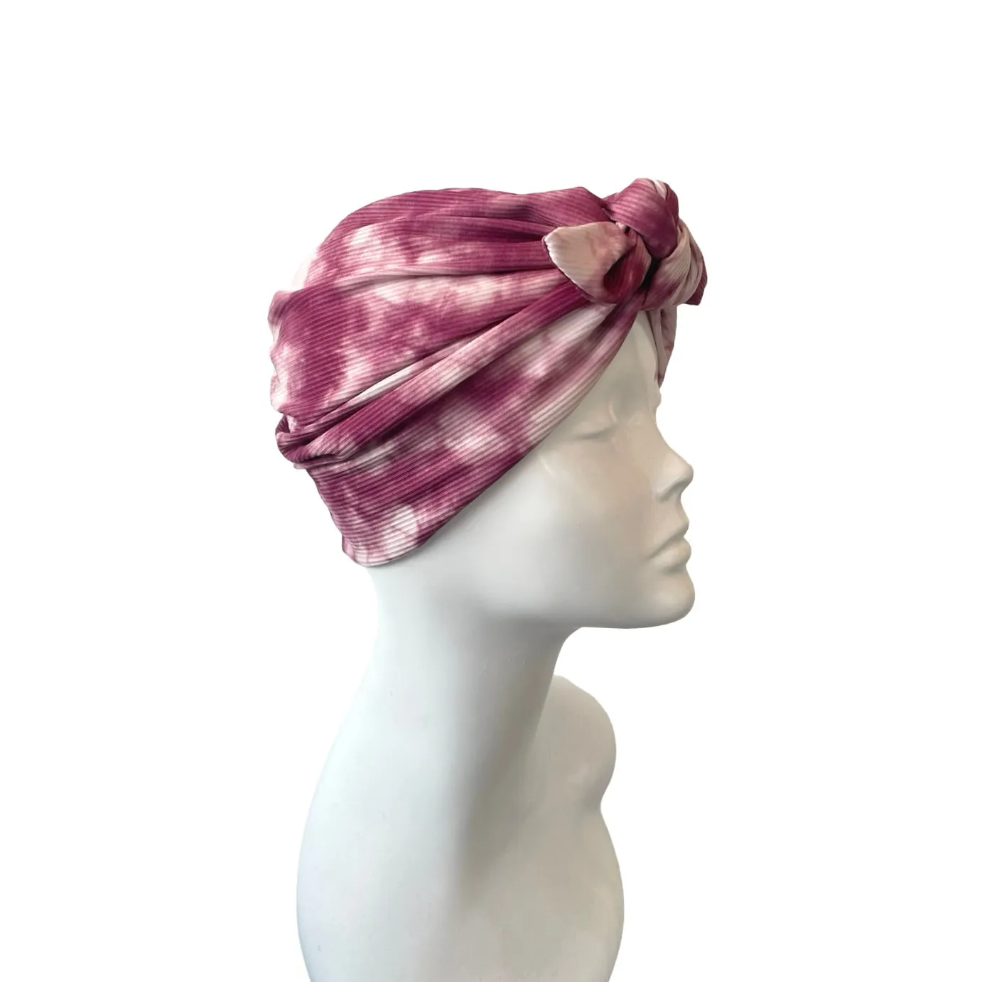 Soft Ribbed Jersey Bow Turban