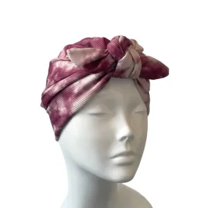 Soft Ribbed Jersey Bow Turban