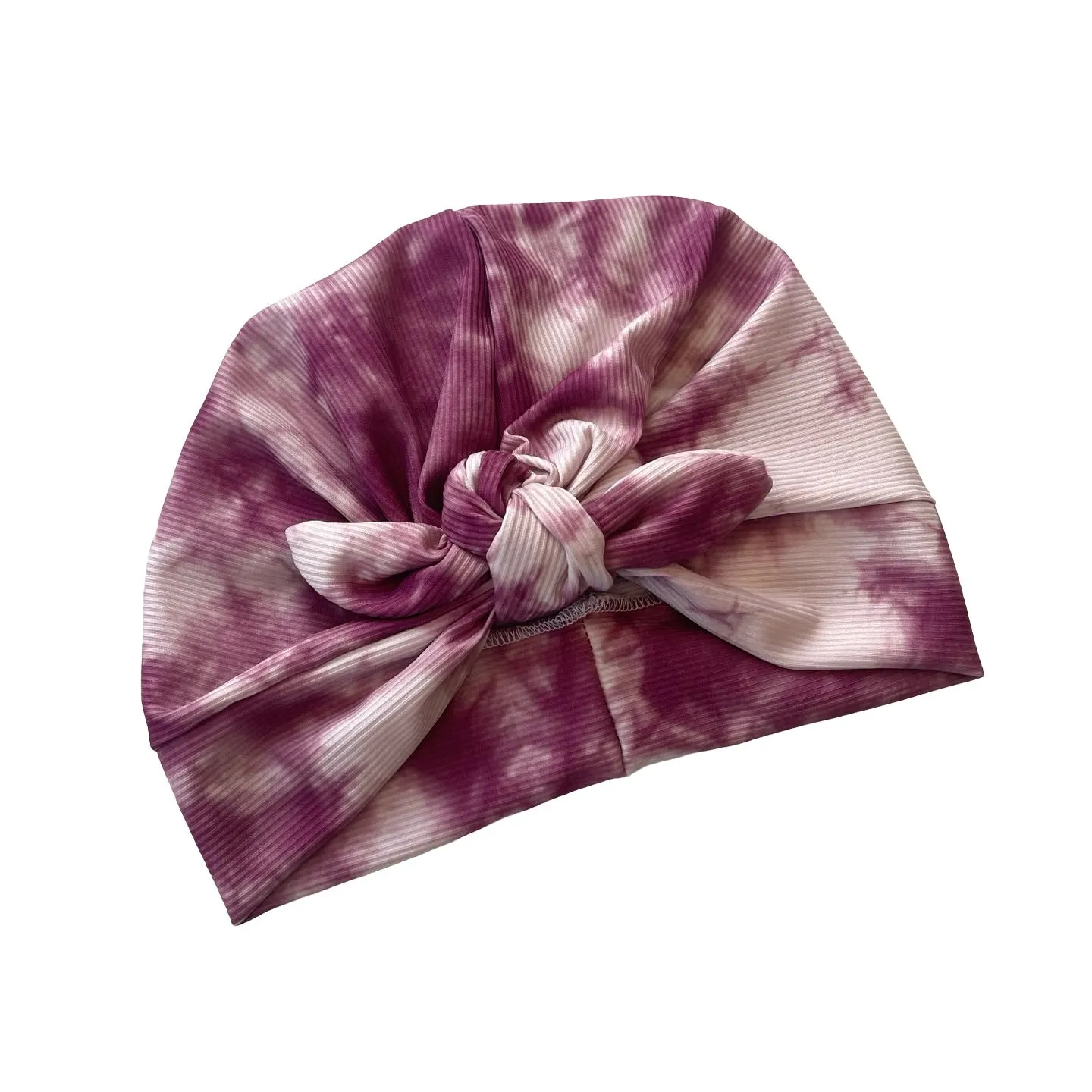 Soft Ribbed Jersey Bow Turban