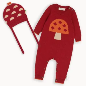 Sorrel & Pippin Set - Rusty Playsuit & Hat Set