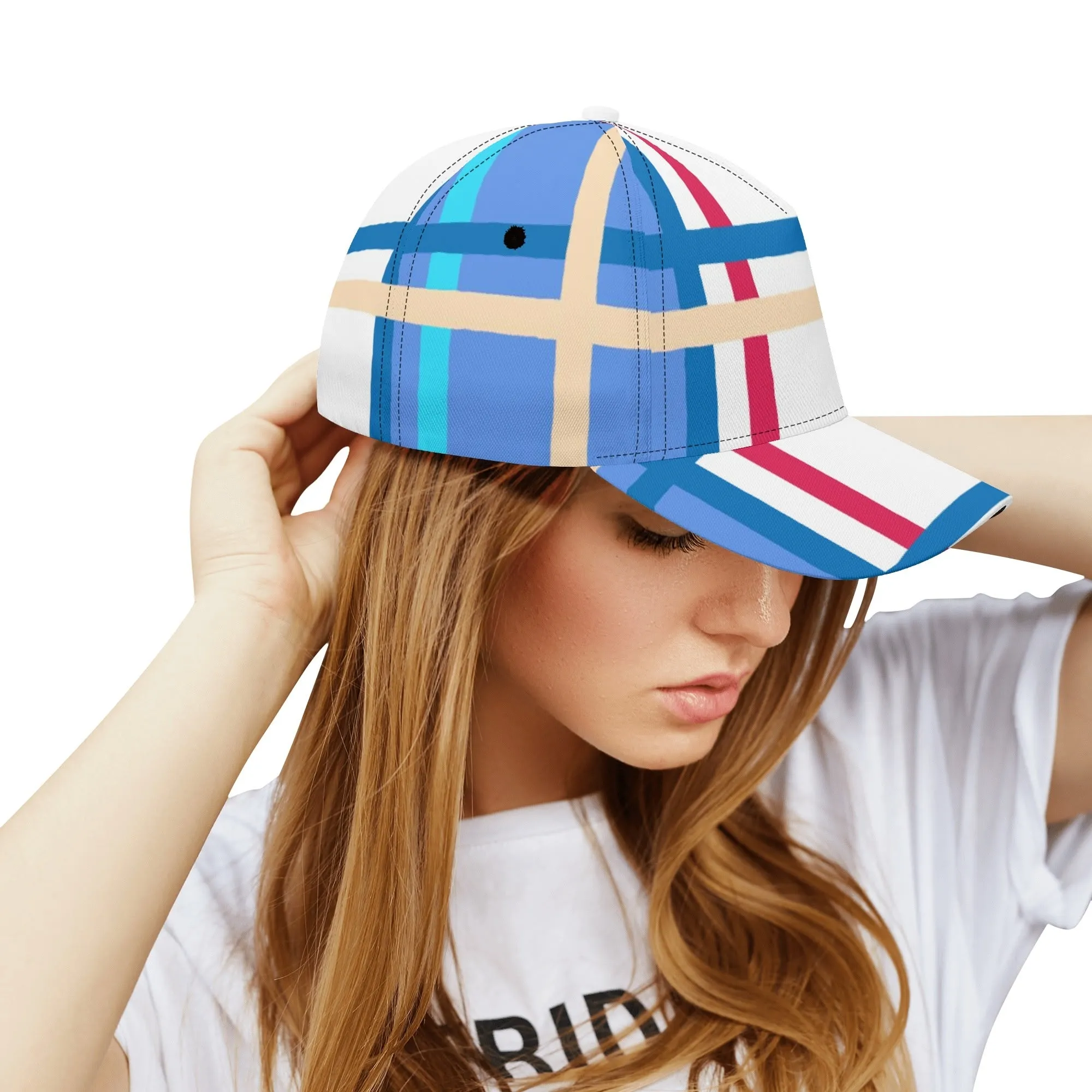 'St Ninians Bay, Bute' Happy Tartan® Baseball Cap