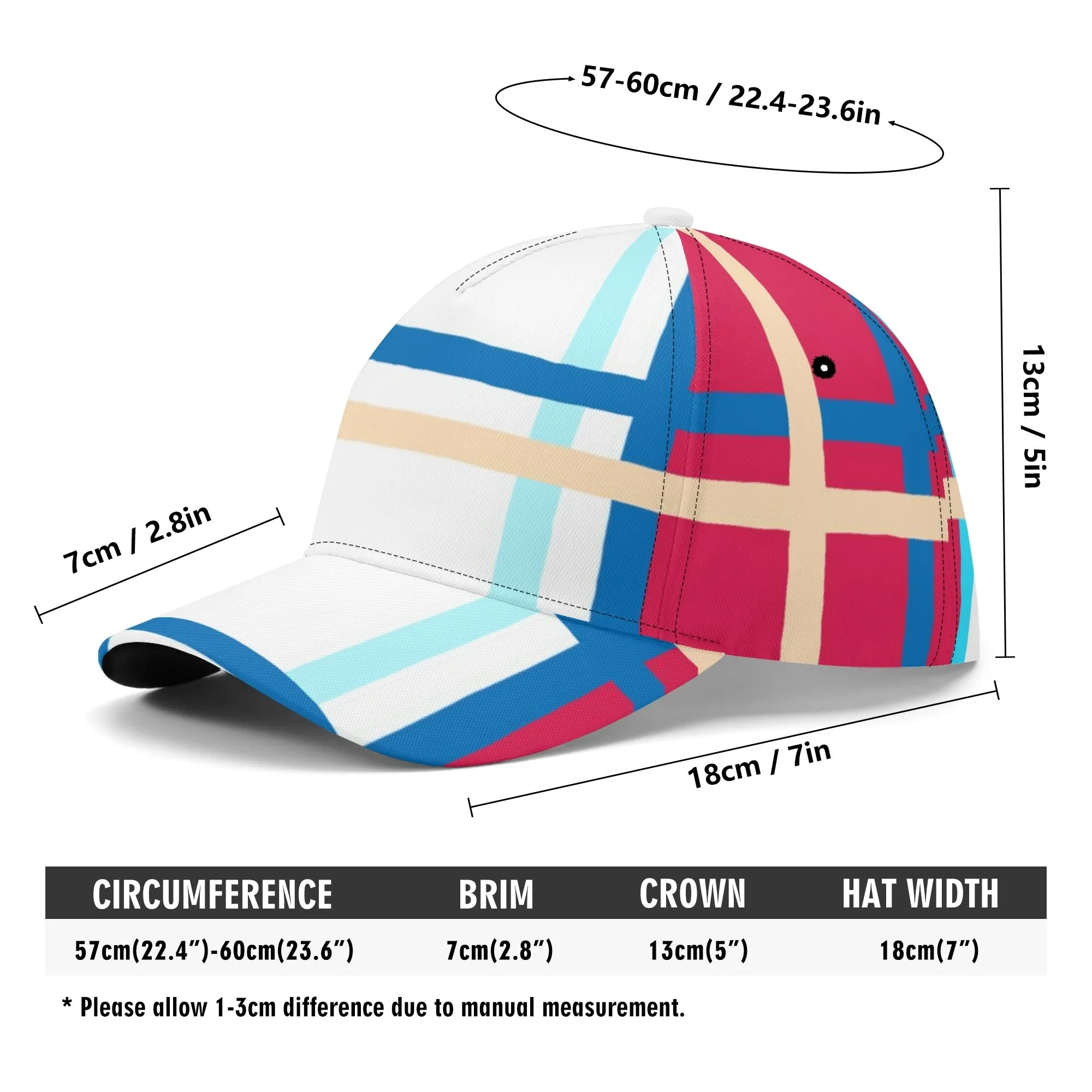 'St Ninians Bay, Bute' Happy Tartan® Baseball Cap