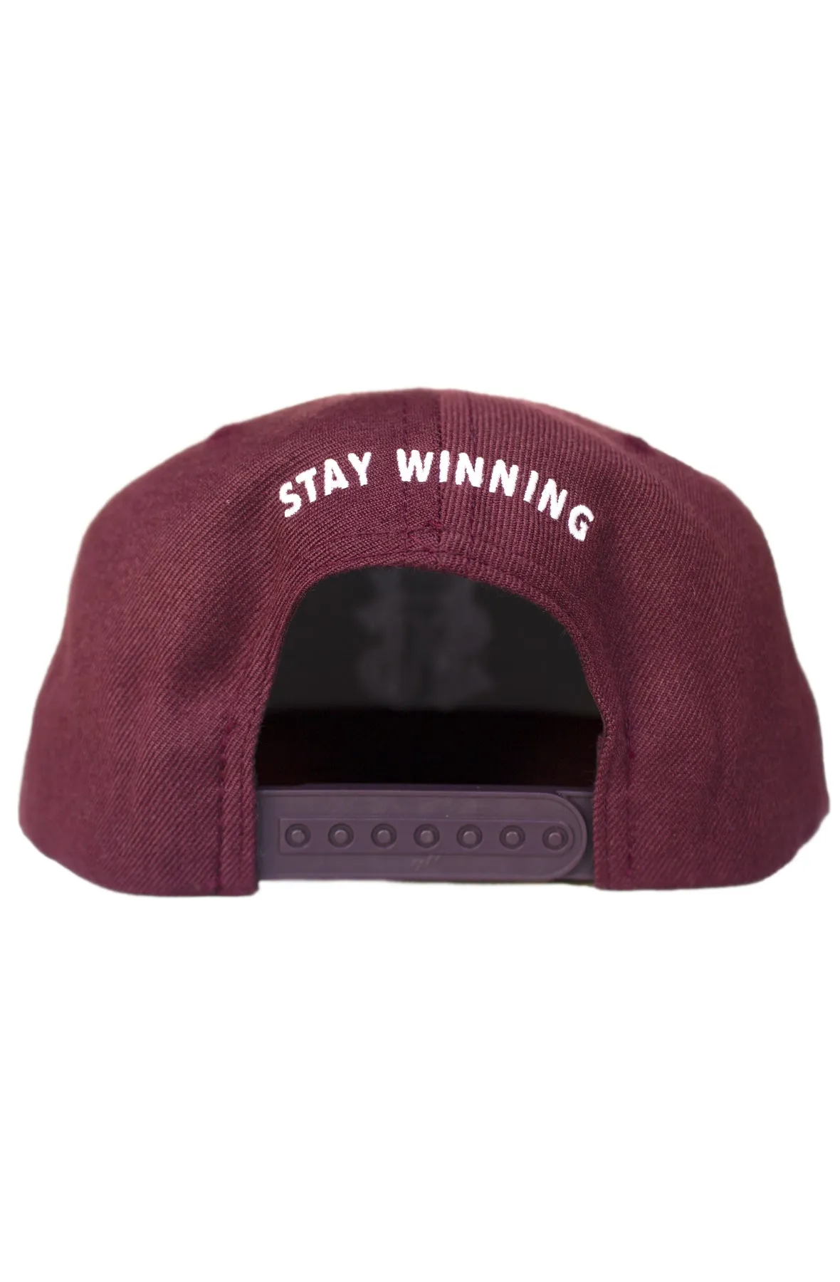Stay Winning SW Maroon/White Snapback Hat