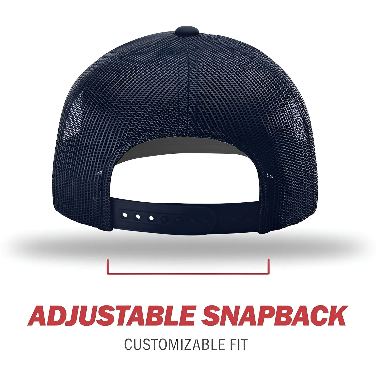 Structured Snapback Trucker Cap With Mesh Back