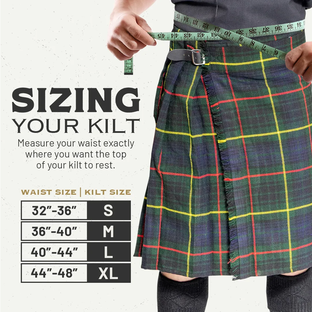 The Gaisgeach Kilt - Hunting Stewart Tartan
