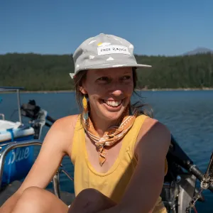 The Hat with Clouds on It