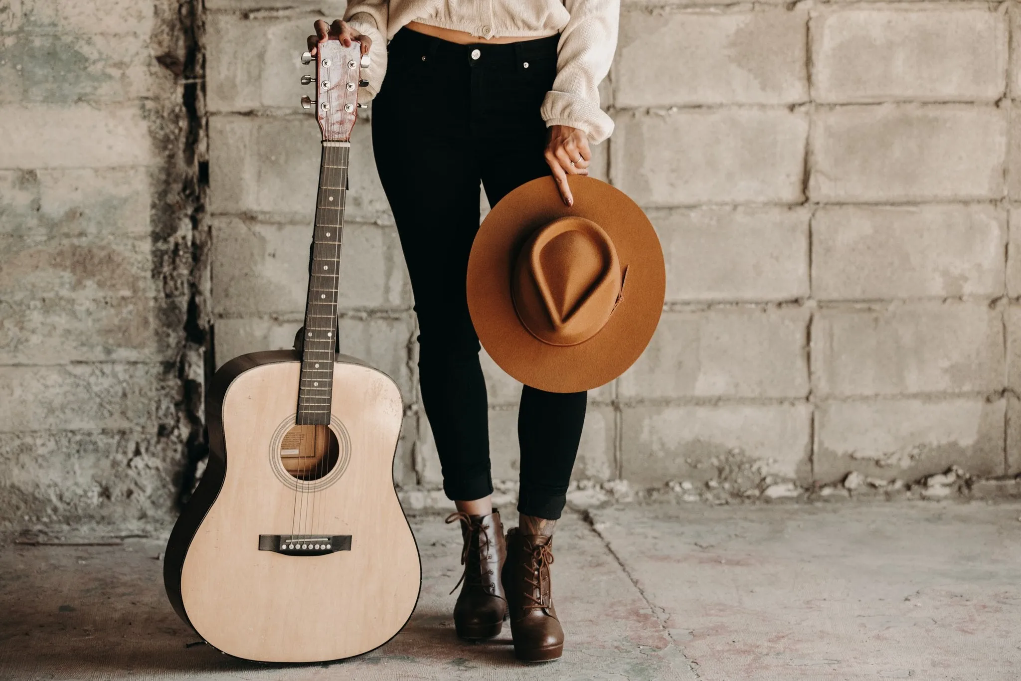 The River Teardrop Fedora by West Von - Honey Ginger