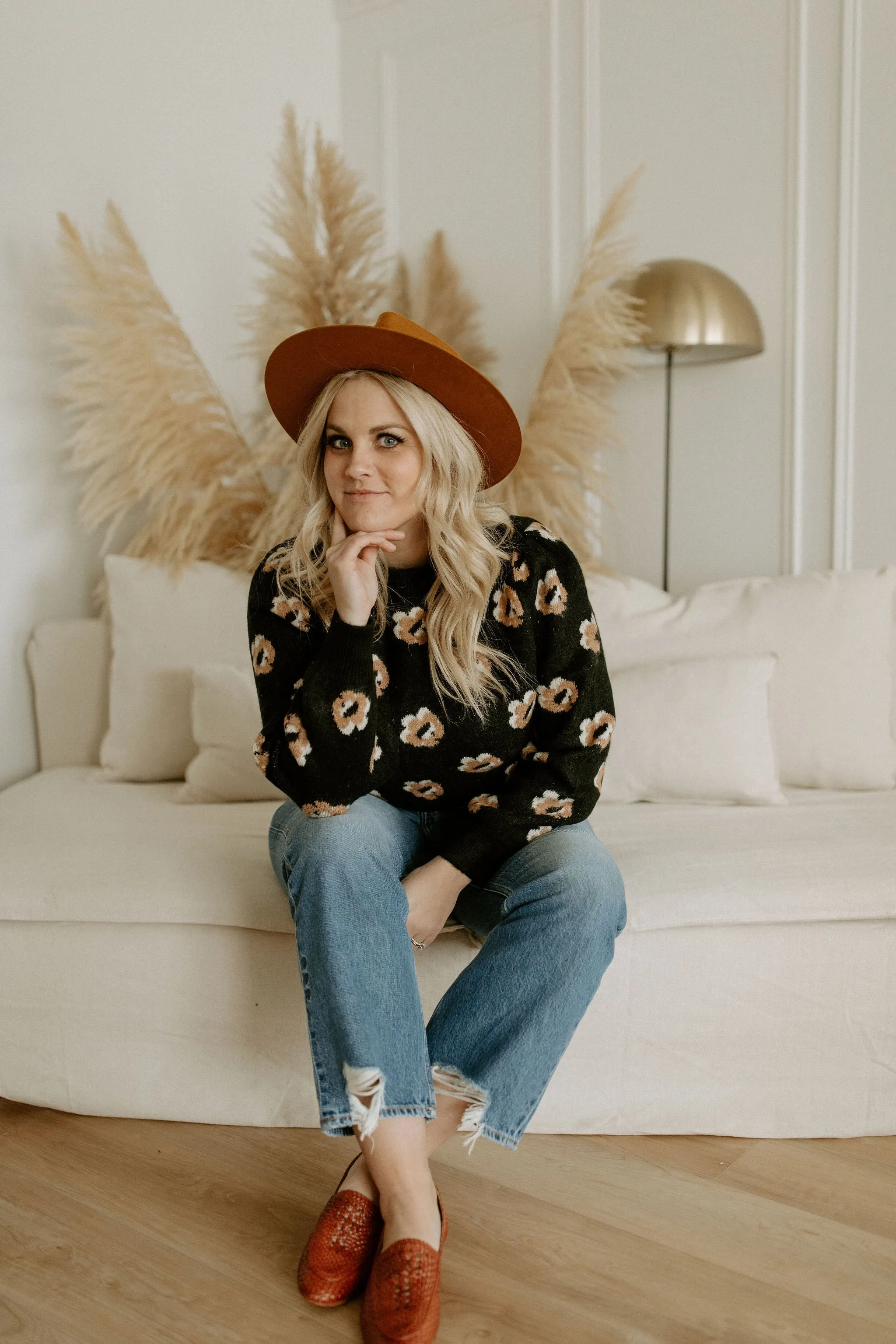 The River Teardrop Fedora by West Von - Honey Ginger