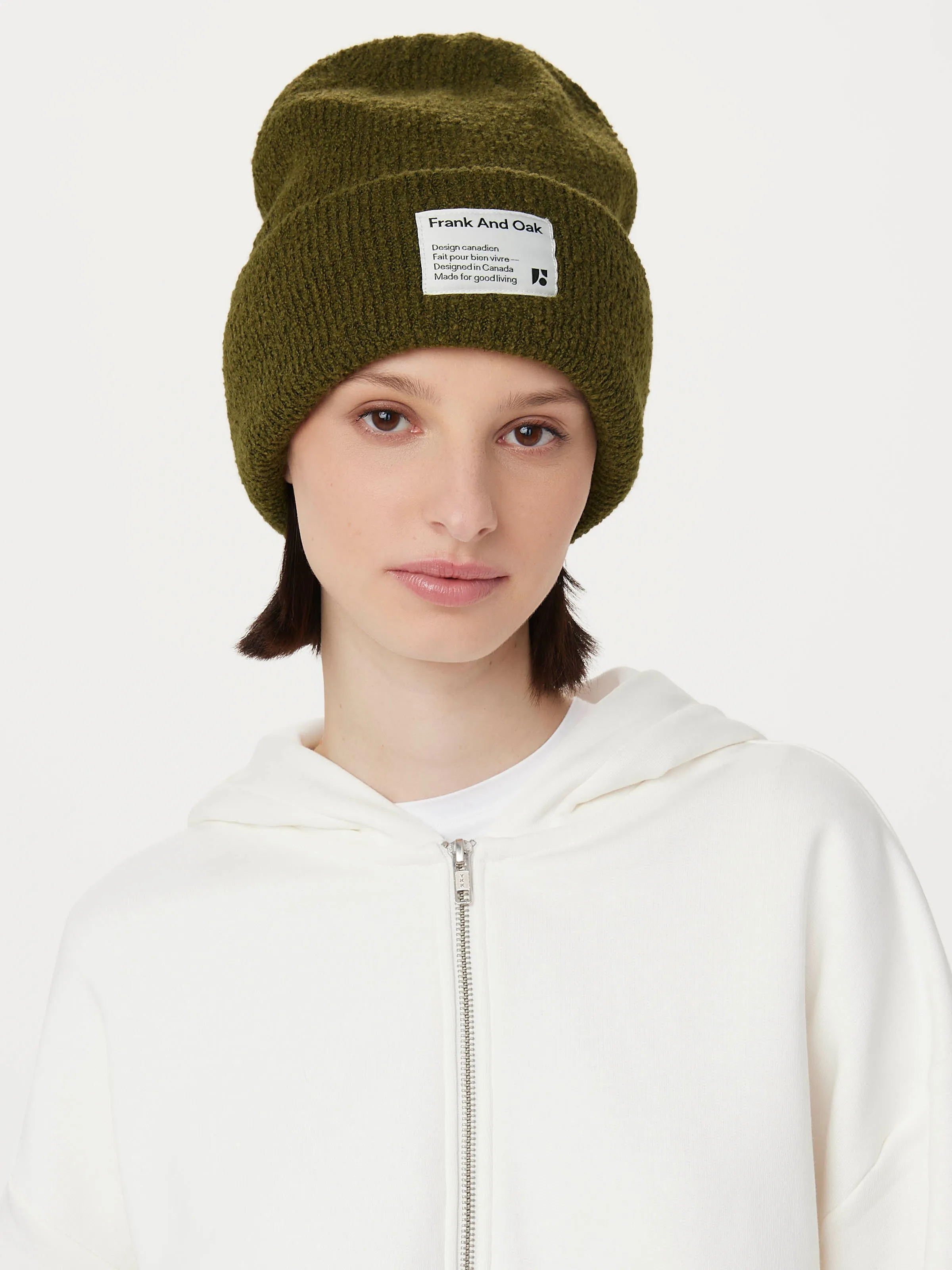 The Seawool® Beanie in Dark Olive