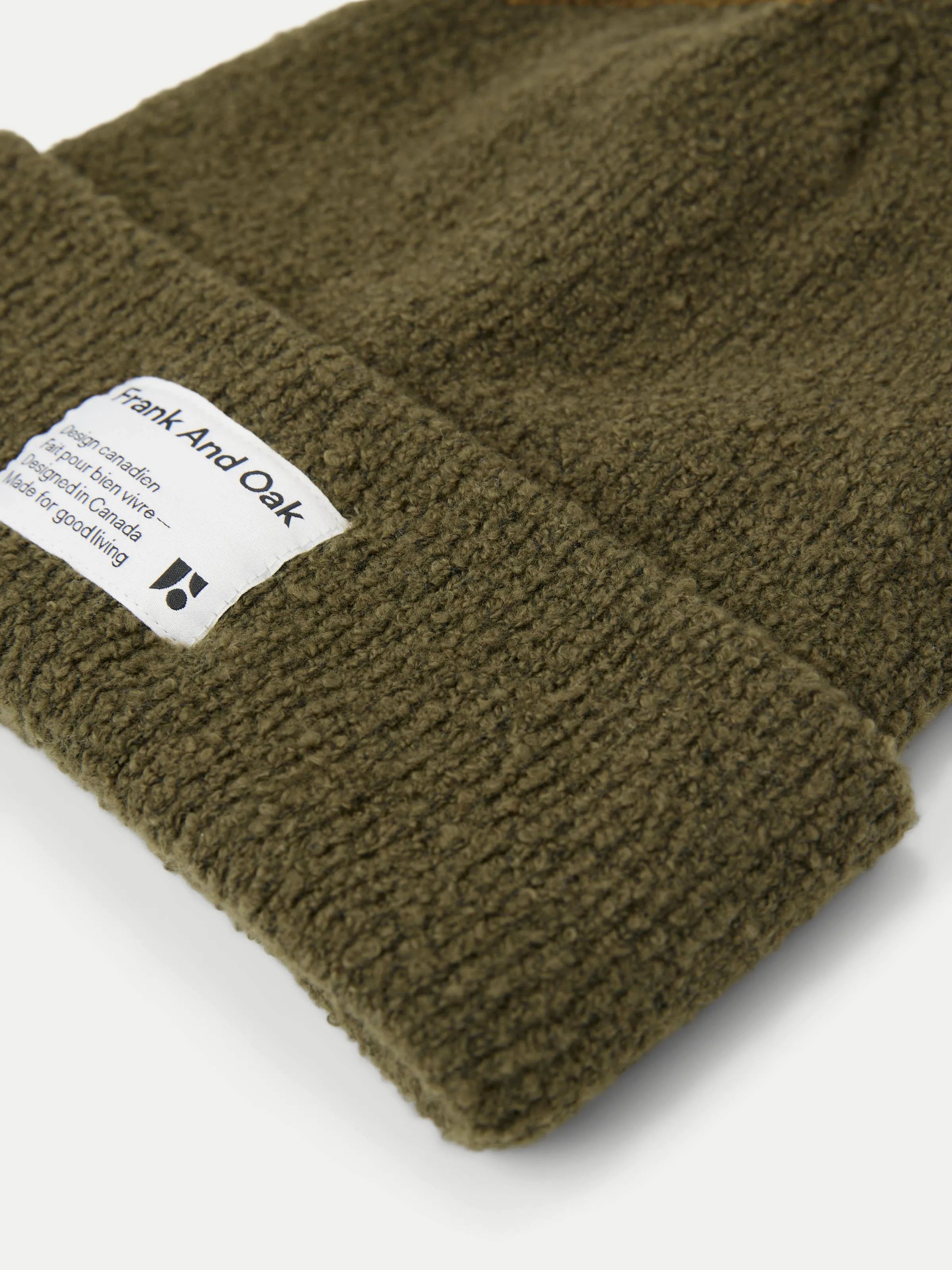 The Seawool® Beanie in Dark Olive