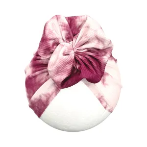Tie Dye Turban Hat Baby Girl Outfit 6-18months