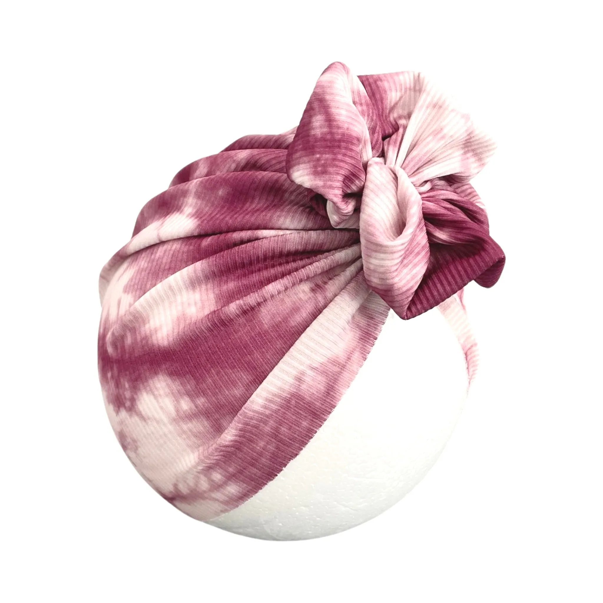 Tie Dye Turban Hat Baby Girl Outfit 6-18months
