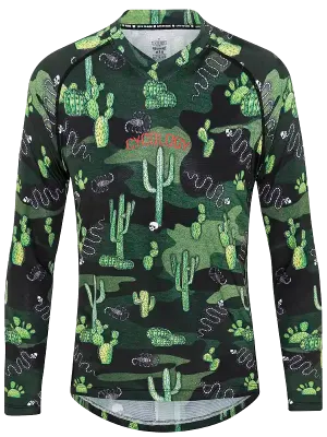 Totally Cactus Men's Long Sleeve MTB Jersey