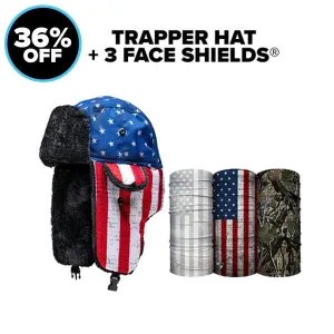 Trapper Hat   3 Face Shields®