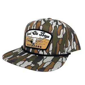Tree Bark Camo Patch Rope Trucker Hat