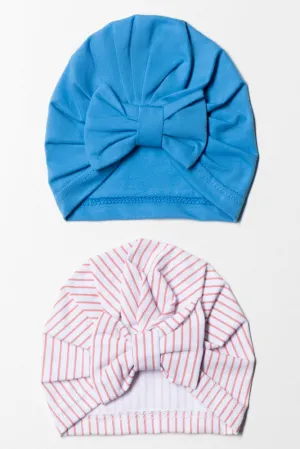 Turbans 2 Pack Blue