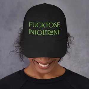 *ucktose Intolerant Dad Hat (Green Stitch)