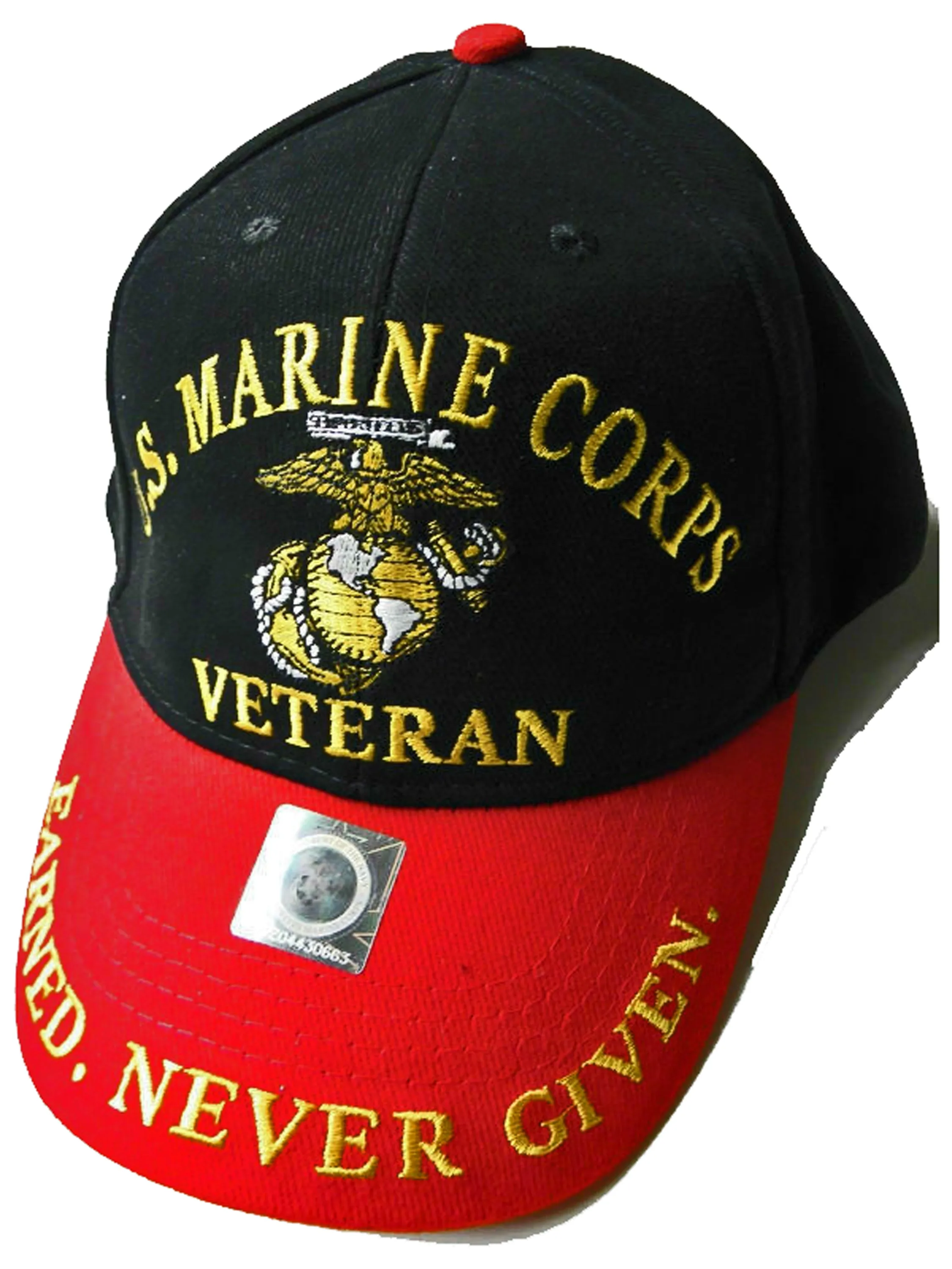 U.S. Marine Corps Hat, United States Marines Black Baseball Cap, Officially Licensed