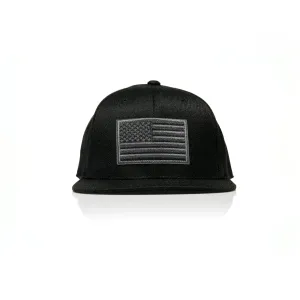 USA Black Flag Patch Flexfit Snapback 110