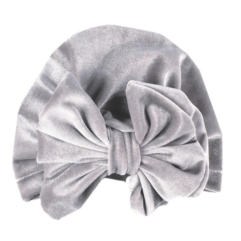 Velvet Bow Turbans