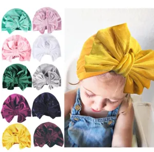 Velvet Bow Turbans