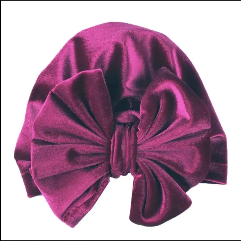 Velvet Bow Turbans