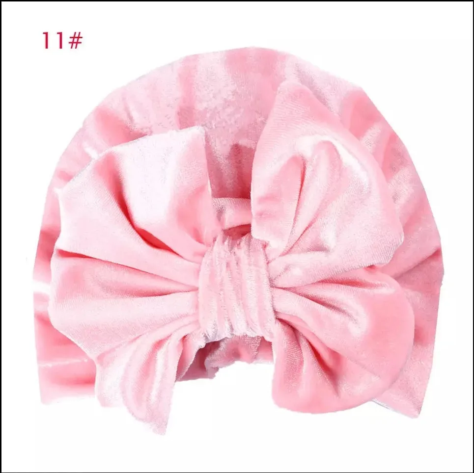 Velvet Bow Turbans