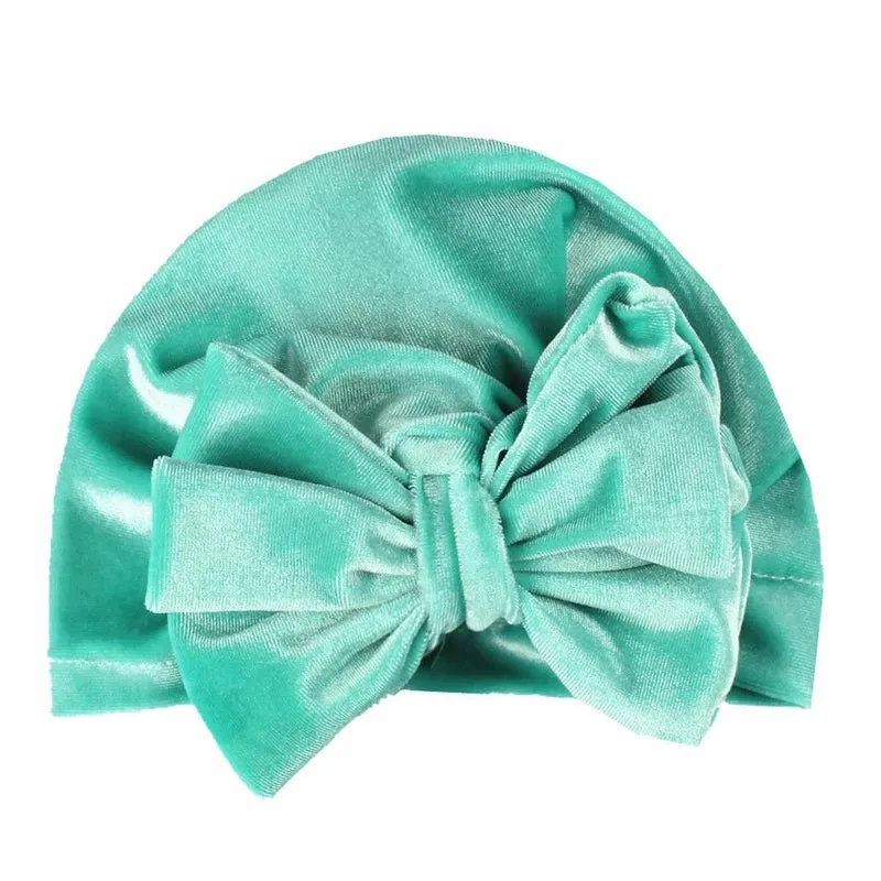 Velvet Bow Turbans