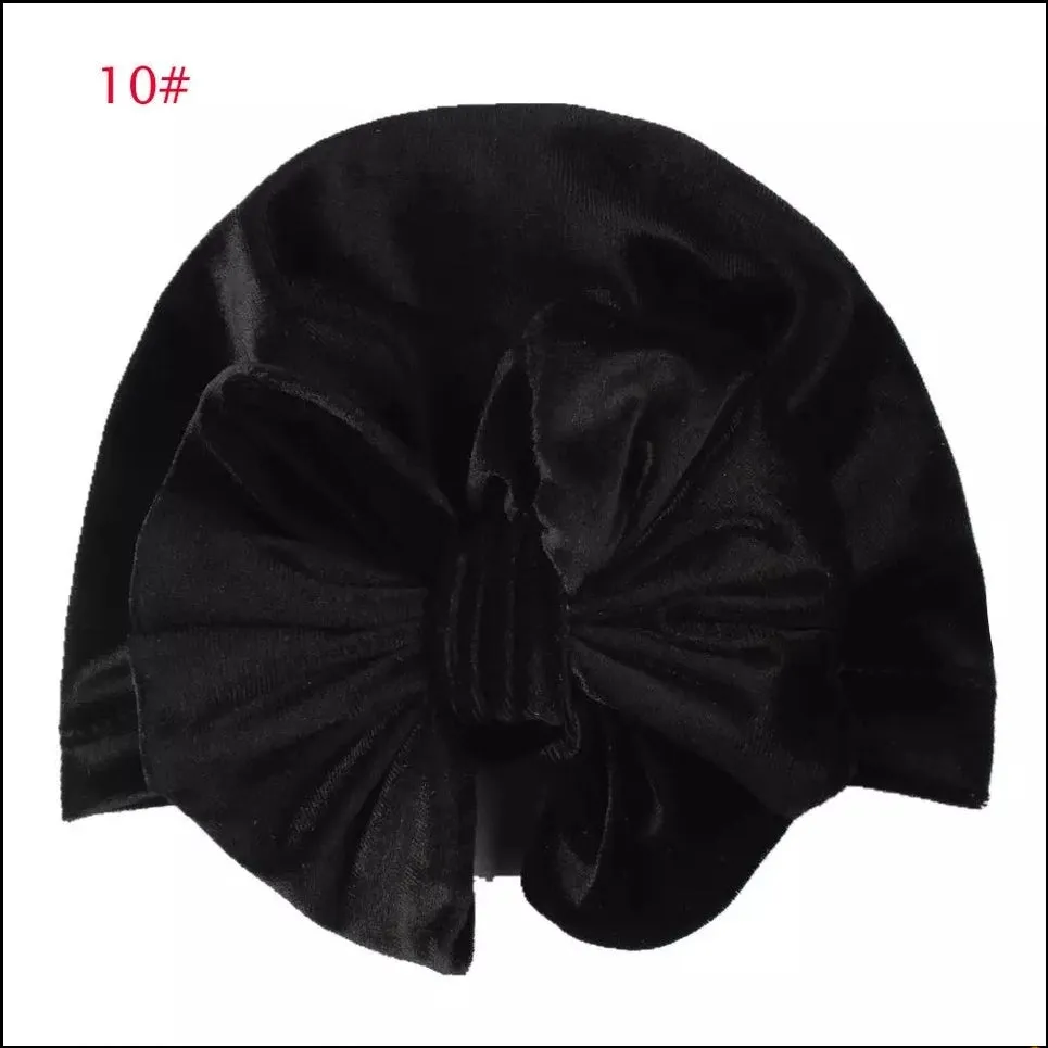 Velvet Bow Turbans