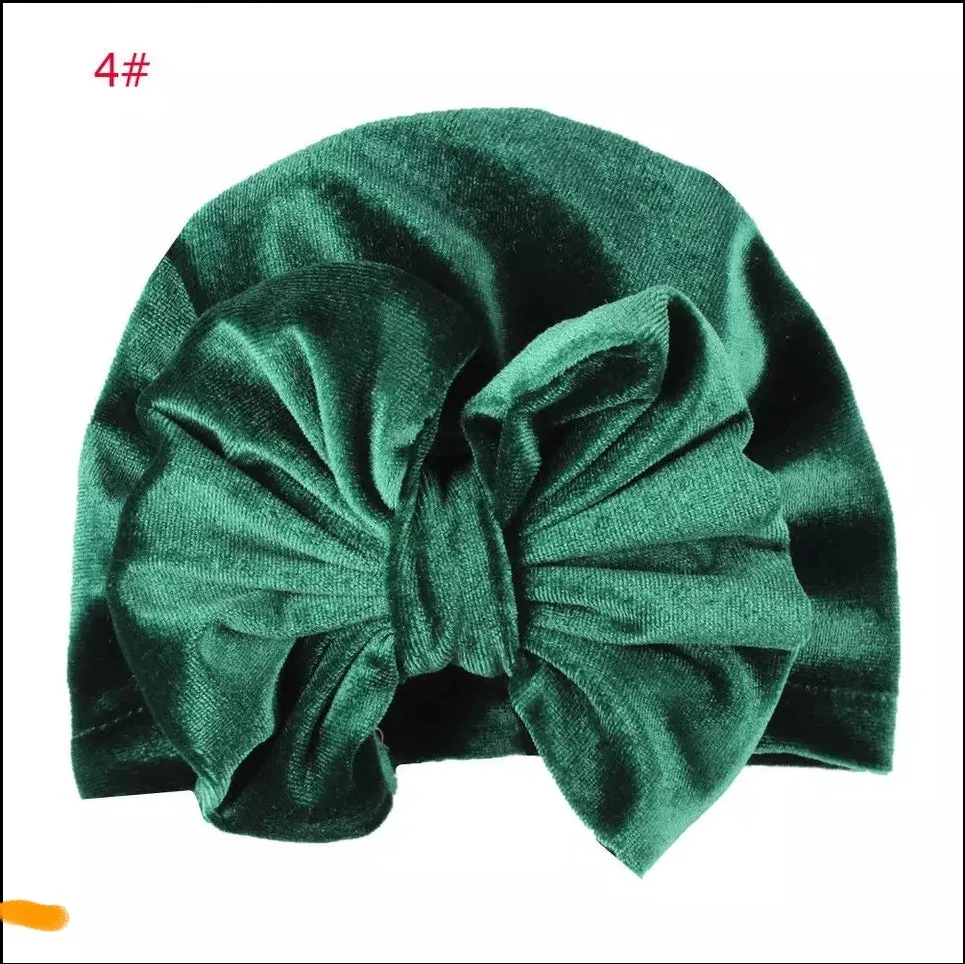 Velvet Bow Turbans