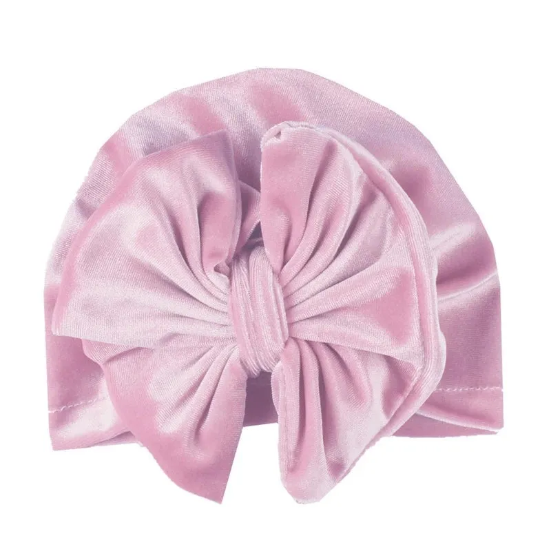 Velvet Bow Turbans