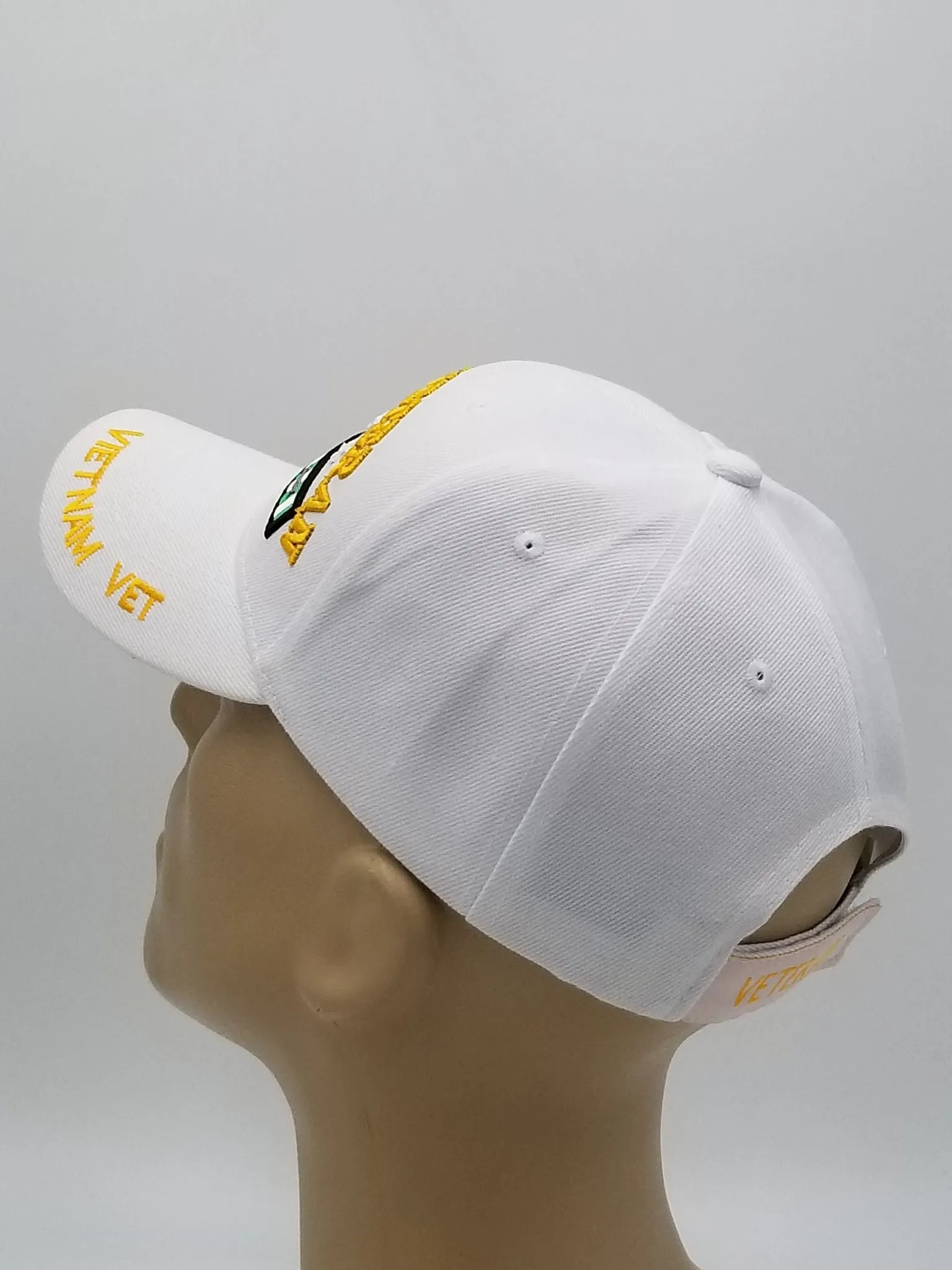 Vietnam Veteran U.S. Marine Corps Hat, United States Marines White Baseball Cap, Officially Licensed