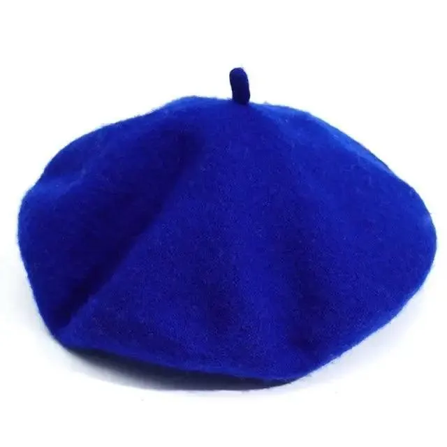 Vintage Beret Hat Flat Cap For Women Retro Classic Style Wool Beret Caps Modern Women Hats