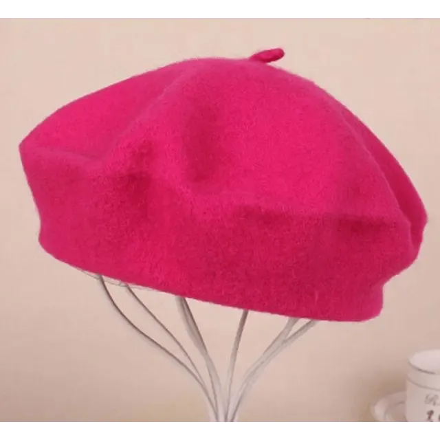 Vintage Beret Hat Flat Cap For Women Retro Classic Style Wool Beret Caps Modern Women Hats