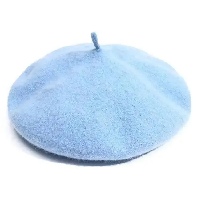 Vintage Beret Hat Flat Cap For Women Retro Classic Style Wool Beret Caps Modern Women Hats